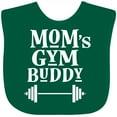 thumbnail image 3 of Inktastic Mom's Gym Buddy Fitness Workout Boys or Girls Baby Bib, 3 of 4