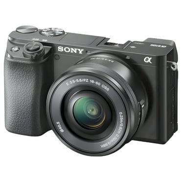 Sony Alpha a6100 24.2MP Mirrorless Camera - Black (with 16-50mm Lens Kit)