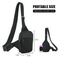 thumbnail image 4 of AIGIA Mini Sling Bag for Men Women Small Crossbody Shoulder Backpack Fanny Packs Personal Pocket Bag Casual Phone Chest Bag, 4 of 14