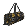 thumbnail image 3 of Bingfone Hohey Bee Golden Embroidery Print Gym Duffle Backpack for Men Women,Travel Weekender Carry-On Bags with Detachable Back Pack Straps for Traveling Overnight Climb Sports, 3 of 8