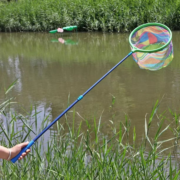 Snorda Kids Telescopic Fish Net Perfect For Extendable And Non-slip Grip Of  Colorful Tools For Catching Insect Fish 