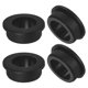 thumbnail image 1 of Uxcell Paquete de 4 Grommets de Silicona de 1.63 Pulgadas para Perforación, ID de 1.18 Pulgadas para Cableado, Tapones de Agujero, Escritorio, Tubería de Agua, Hidropónico, Irrigación [Negro], 1 of 1