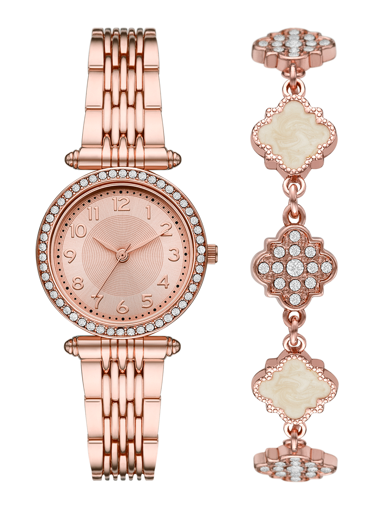 Time and Tru Rose Gold Watch and Bracelet Set photo 1