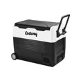 thumbnail image 1 of Costway 58 Quarts Car Refrigerator Portable RV Freezer Dual Zone w/ Wheel, 1 of 5