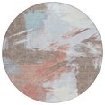 thumbnail image 2 of Addison Rugs Chantille Indoor/Outdoor Transitional Modern Taupe Washable Round Rug, 8' x 8', 2 of 6