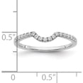 thumbnail image 2 of 14K White Gold Lab Grown Diamond Si1/Si2, G H I, Matching Wedding Band (Size 7) Made In India rm7989b-019-wlg, 2 of 5