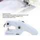 thumbnail image 5 of Handheld Sewing Machine, 1 Set Household Portable Electric Dual Line Sewing Machine with Ergonomic Handle Small Sewing Machine for Home Sewing Amateurs Beginners Embroidery, US Plug 110240V, 5 of 9