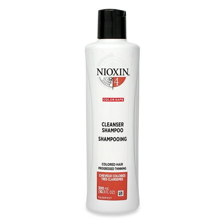 Nioxin System 4 Cleanser For Fine Hair Noticeably Thinning Chemically Treated Nioxin, 10.1 (Best Hair Smoother For Fine Hair)