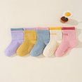 thumbnail image 4 of Lindbes 5 Pairs/Set Breathable Summer Infant Socks In Assorted Colors, 4 of 7