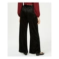 thumbnail image 2 of LEYDEN Womens Black Velvet High Waist Wide Leg Pants S, 2 of 2