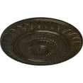 thumbnail image 3 of Ekena Millwork 26 5/8"OD x 2 1/4"P Christopher Ceiling Medallion, Hand-Painted Stone Hearth Crackle, 3 of 5