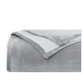 thumbnail image 3 of Southshore Fine Living, Inc. Reversible Sherpa Fleece Throw Blanket for Couch, 98 X 98, Grey, 3 of 6