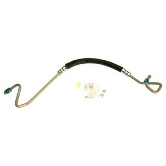 Pump To Gear Power Steering Pressure Line Hose Assembly - Compatible with 1988 - 1994 Chevy S10 Blazer 4.3L V6 GAS 1989 1990 1991 1992 1993