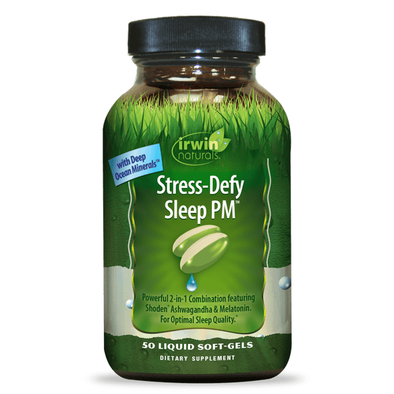 Irwin Naturals Stress-Defy Sleep PM 50 Softgels