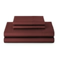 thumbnail image 4 of Better Homes & Gardens 3-Piece 300 Thread Count Deep Redwood Cotton Sateen Sheet Set, Twin, 4 of 7