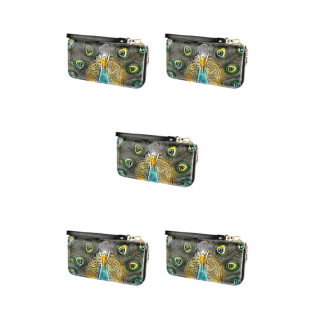 Monedero Qarigey portátil con cremallera para mujer elegante resistente al agua con bolsillo para tarjetas