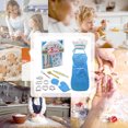 thumbnail image 4 of Amdohai Kids Cooking and Baking Set 13 PCS with Chef Hat Apron Oven Mitt Kitchen, 4 of 8