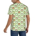 thumbnail image 2 of Fotbe Cute Chubby Frog Baseball Jersey Shirt for Men and Women, Casual Short Sleeves Button Down T-Shirt-3X-Large, 2 of 9
