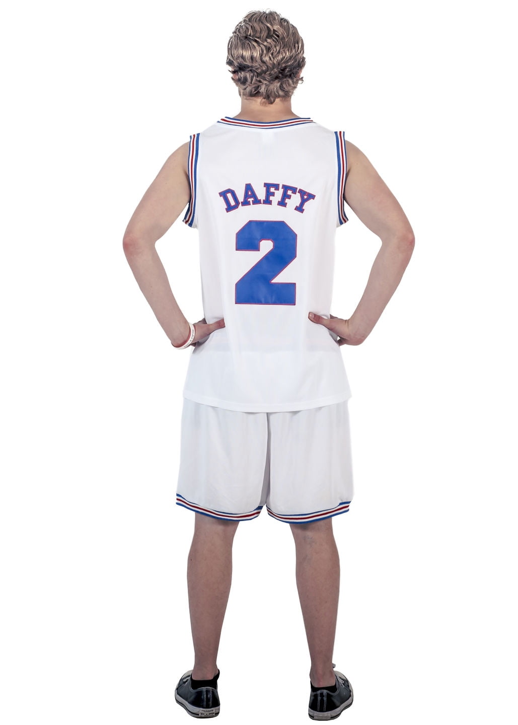 NWT RRP $29.99. Daffy Space Jam Tune Squad Basketball Mesh Singlet Tank Size M 