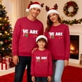 thumbnail image 4 of Wangmeiwg Family Christmas Sweatshirts,Funny Christmas Sweatshirt Family Christmas Sweater Couples Christmas Sweaters Family Christmas Outfits for Pictures 3-4 Years Red, 4 of 5