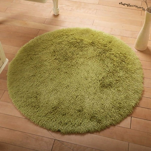 Round Fluffy Area Rug