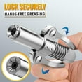 thumbnail image 6 of Hxlamzoo Grease Gun Coupler, Double Handles Quick Lock Release Grease Gun Tip, 10000 PSI High Pressure Grease Fittings Compatible with All Grease Guns, 6 of 9