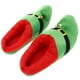 thumbnail image 2 of 1 par de pantuflas cálidas de felpa, antideslizantes, regalo de Navidad para adultos y niños, color verde, talla 41-47, 2 of 5