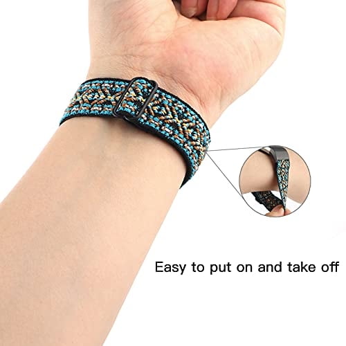 Yonworth Banda elástica ajustable para reloj compatible con Fitbit Cha
