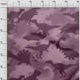 thumbnail image 3 of oneOone Velvet Light Pink Fabric Animals Craft Projects Decor Fabric Printed By The Yard 58 Inch Wide, 3 of 7