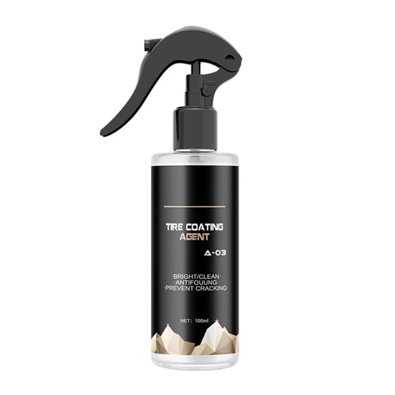 BAOPAI Professional Tire Shine Spray for High Gloss and Wet Look with Long Lasting Protection Easy to Apply on All Car Tires and Rubber Surfaces