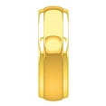 thumbnail image 4 of Dazzlingrock Collection 14K Men's 8 MM Flat Fancy Shiny Polished Comfort Fit Low Dome Wedding Band, Yellow Gold, Size 8.5, 4 of 4