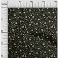 thumbnail image 2 of oneOone Cotton Silk Dark Rose Brown Fabric Florals Craft Projects Decor Fabric Printed By The Yard 42 Inch Wide, 2 of 4