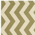 thumbnail image 3 of SAFAVIEH Courtyard Ayden Chevron Indoor/Outdoor Area Rug, Green/Beige, 2' x 3'7", 3 of 5