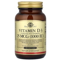 Solgar Vitamin D3 (Cholecalciferol) 25 mCG (1000 IU) Softgels 1 ea
