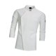 thumbnail image 4 of Chaqueta de chef con botones oblicuos asimétricos, cómoda y clásica para camareros. 4XL, 4 of 9