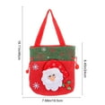thumbnail image 3 of REZUOFI 4 Pcs 4 Pcs Christmas Gift Bag Reusable Cloth Pouch Holiday Treat Storage Party Favors Wrapping Packaging, 3 of 9