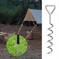 thumbnail image 5 of Corkscrew Shape Trampoline Anchor kit Steel Spiral Stakes,A, 5 of 5