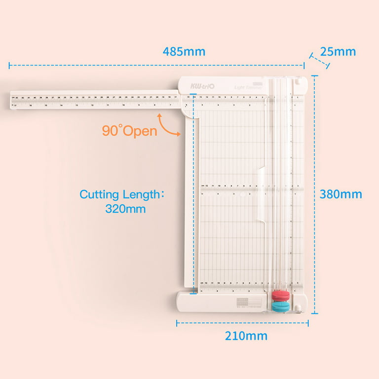 Paper Trimmer,Mini Paper Trimmer Guillotine Cutter 6 Inch  (160mm) Cut Length Desktop Paper Cutting Machine with Cutter Head for Craft  Paper Photos Cards Scrapbooking Office Home Supplies : Office Products