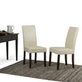 thumbnail image 2 of Simpli Home Acadian Parson Dining Chair (Set of 2) in Satin Cream, 2 of 12