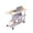 White, variant on EastVita 315in Mobile Standing Desk Adjustable Height Portable Rolling Desk Small Computer Desk Mobile Stand Up Desk with Wheels