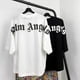 thumbnail image 2 of PA Palm Logo Camiseta De Gran Tamaño 100 % Algodón Pesado Streetwear Hombres Ángeles Suelta, 2 of 4