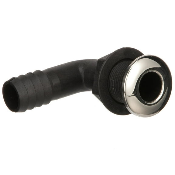 Seachoice 90 Degree Stainless Steel Covered Thru-Hull