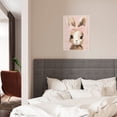 thumbnail image 6 of WFSposter Little Rabbit Poster Bunny Print Pastel Color Art Portrait Art Watercolor Art Gift for Kids & Parents Chic Decor for Nursery,Bedroom or Kid's Room 8x10 Wall Art, 6 of 7