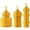 gold, variant on Jiibva 3Pcs Ramadan Party Decoration 3D Honeycomb Ornaments Eid Mubarak Centerpieces Islamic Table Decoration for Home Office Party Supplies