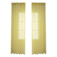 thumbnail image 4 of LCXmlly Blackout Curtain 2Pcs Fine Workmanship Window Gauze Easy to Install Wide Application Polyester Thin Window Decor1658, 4 of 6