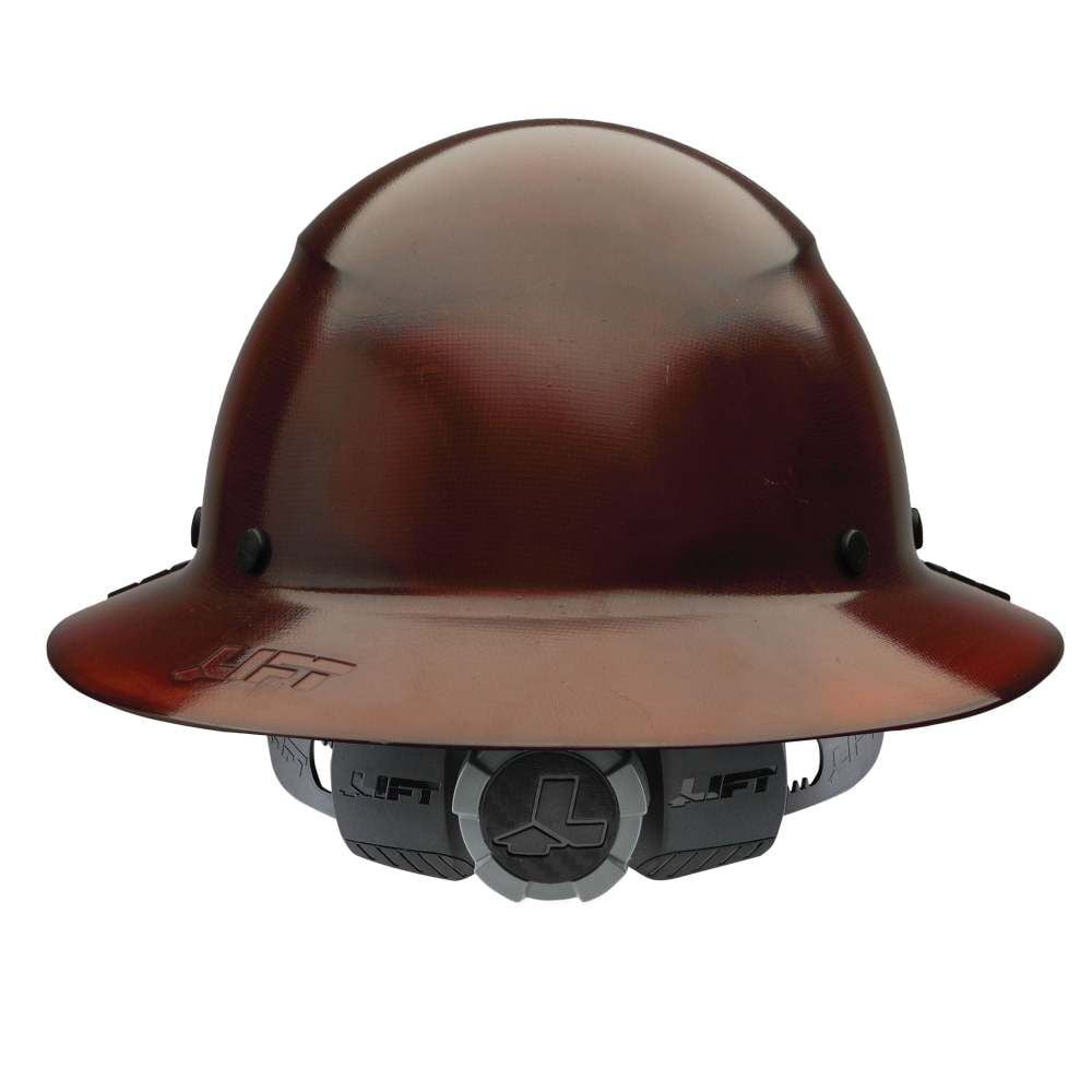 Lift Safety Men's Dax Fiber Resin Ansi-G, Type 1 Full Brim Hard Hat - HDF-15NG One Size