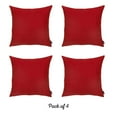 thumbnail image 2 of MIKE & Co. NEW YORK Honey Set of 4 Decorative Throw Pillow Cover Solid Color Red 22" x 22", 2 of 4