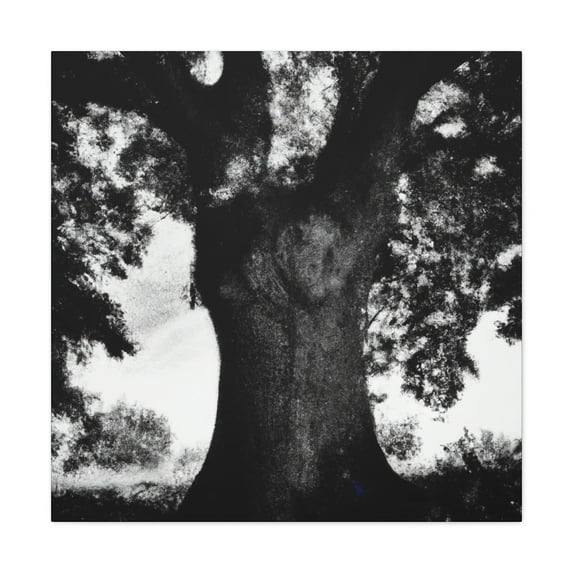 Oak Tree Splendor Dawn - Canvas