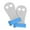 L Blue, variant on S SERENABLE Kids Gymnastic Hand Grips Breathable Gloves for Workout Exercise Accessories Pink M