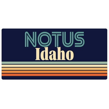 

Notus Idaho 5 x 2.5-Inch Fridge Magnet Retro Design